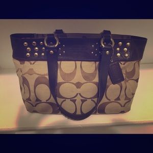Coach purse brown/tan